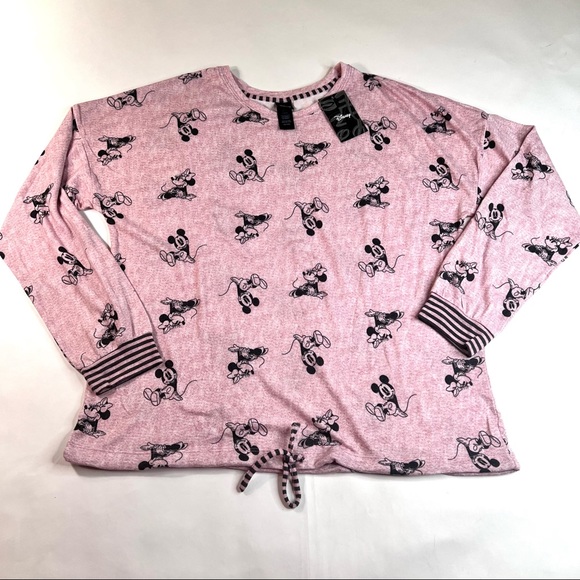 NWT Disney Ladies' 2 Piece Cozy PJ Lounge Pants Pajama Set - Picture 6 of 11